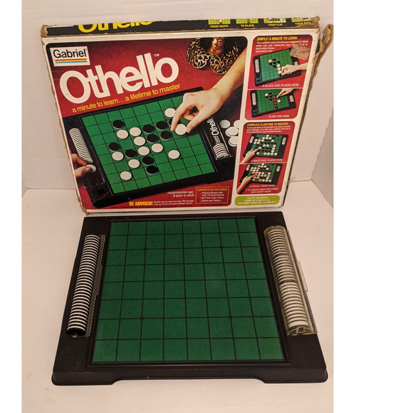 Vintage 1977 Gabriel Othello Board Game  Box has some wear, - Picture 1 of 4